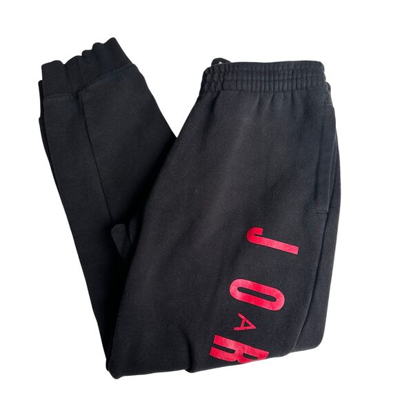 Jordan Black and Red Logo Athletic Jogger - Medium - Picture 2 of 6